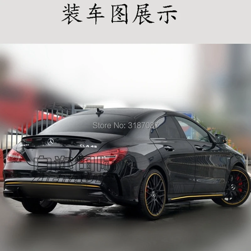 Задний спойлер на крыло из углеродного волокна для Mercedes-Benz CLA W117 CLA180 CLA200 CLA250 CLA260