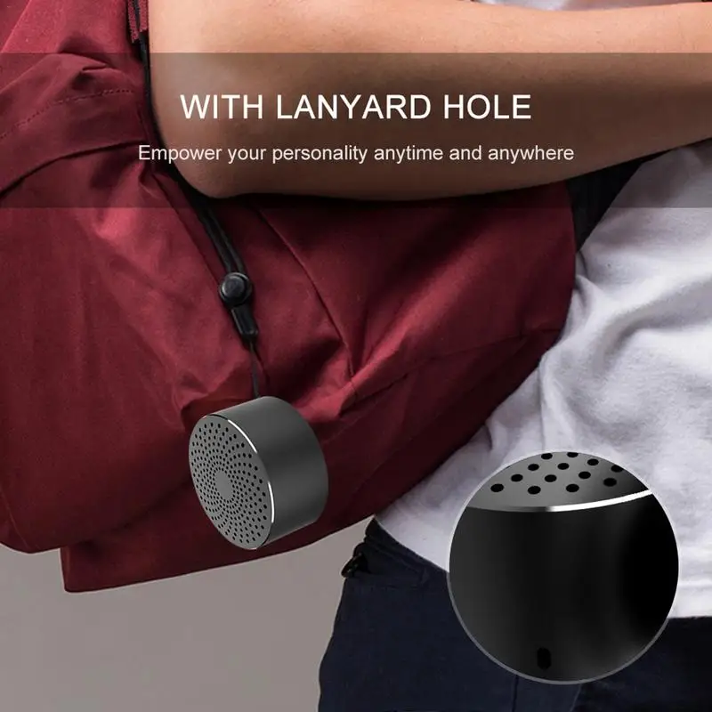 Bluetooth Динамик портативный мини-сабвуфер Беспроводной металла стереоколонка HiFi