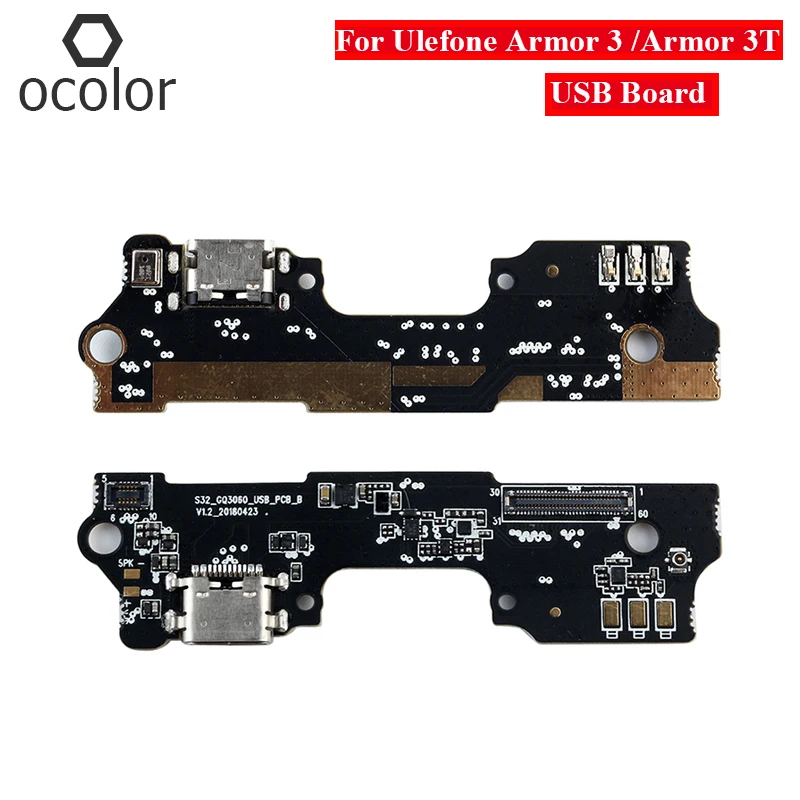 Ocolor для Ulefone Armor 3 USB разъем плата для зарядки в сборе запасные части для Ulefone Armor 3T USB плата Аксессуары для мобильных телефонов