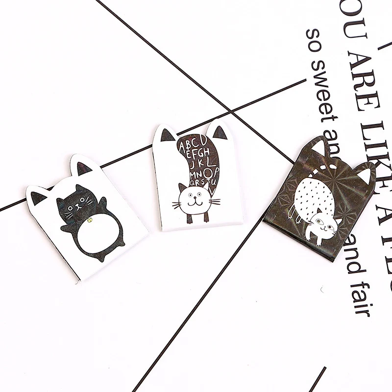 1PCLovely Cat закладки Kawaii магнитные для детей книги школьные офисные принадлежности