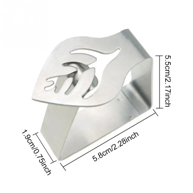 4 шт. из нержавеющей стали настольные тканевые столы полезные зажимы держатель