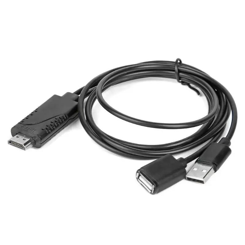 USB Женский к HDMI Мужской 1080P HDTV TV цифровой av адаптер кабель провод мобильный аудио и