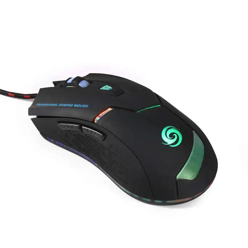 K1020 Rgb подсветка Usb оптическая игровая мышь 1600/2400/3200 точек/дюйм Эргономика 6 кнопок