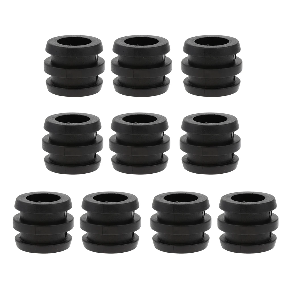 10Pcs/Set 16mm Foosball Fussball Table Rod Bumpers Buffer For Soccer Football Black | Спорт и развлечения