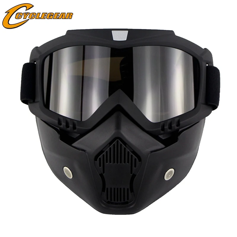 Мотоциклетные очки CYCLEGEAR CG06 с маской модульные Съемные для езды на велосипеде