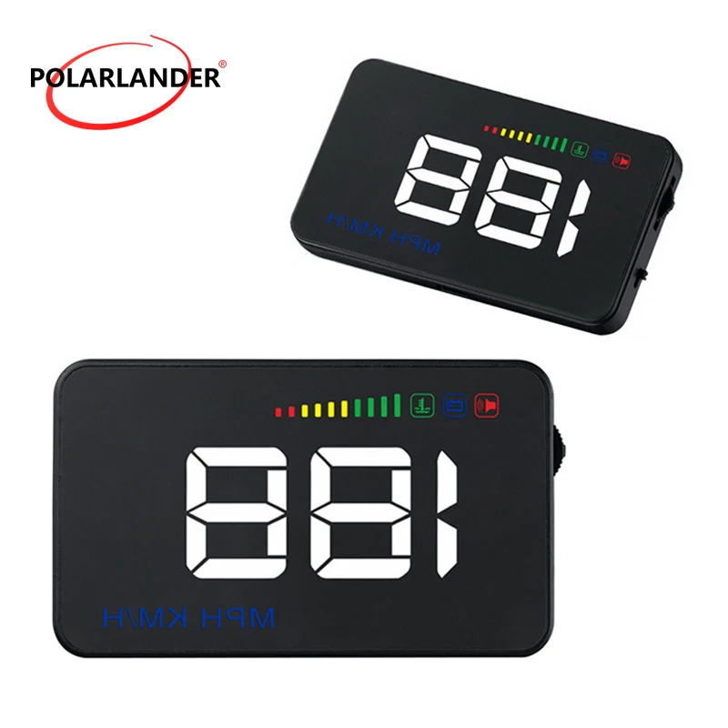 Дисплей A500 HUD диагональю 3 5 дюйма с поддержкой OBD2/ EUOBD | Автомобили и мотоциклы