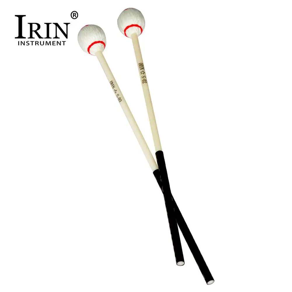 1 пара твердых резиновых головок Marimba Sticks Mallets Xylophone перкуссионный инструмент