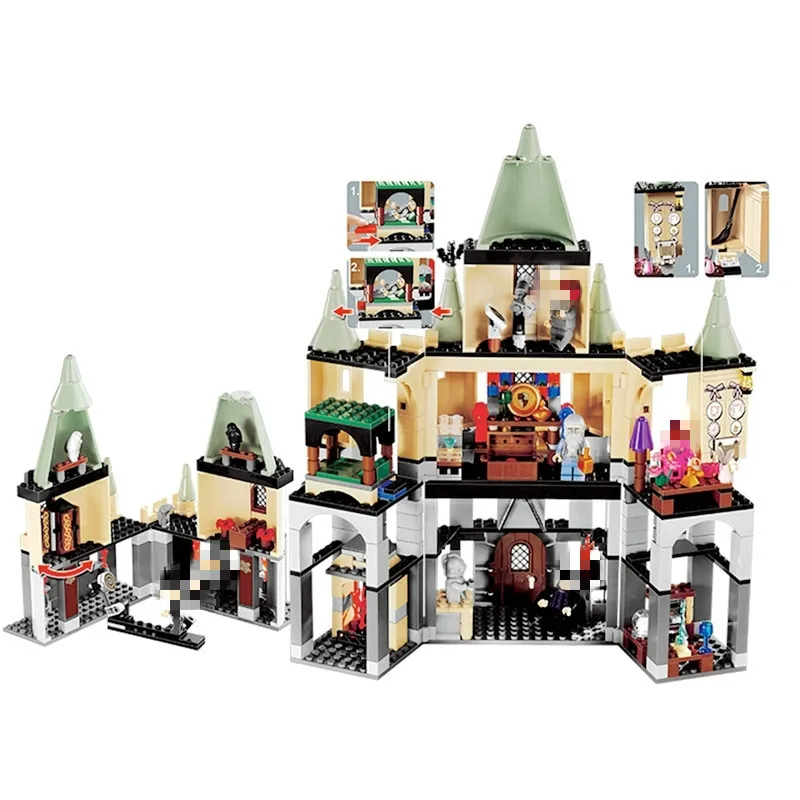 Гарри Поттер Замок Хогвартс фильм серии 16029 совместимый с legoingly 5378 строительные
