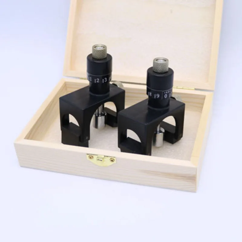 2 шт. Регулируемый станок для резки лезвия калибратор Настройка джиг Калибр