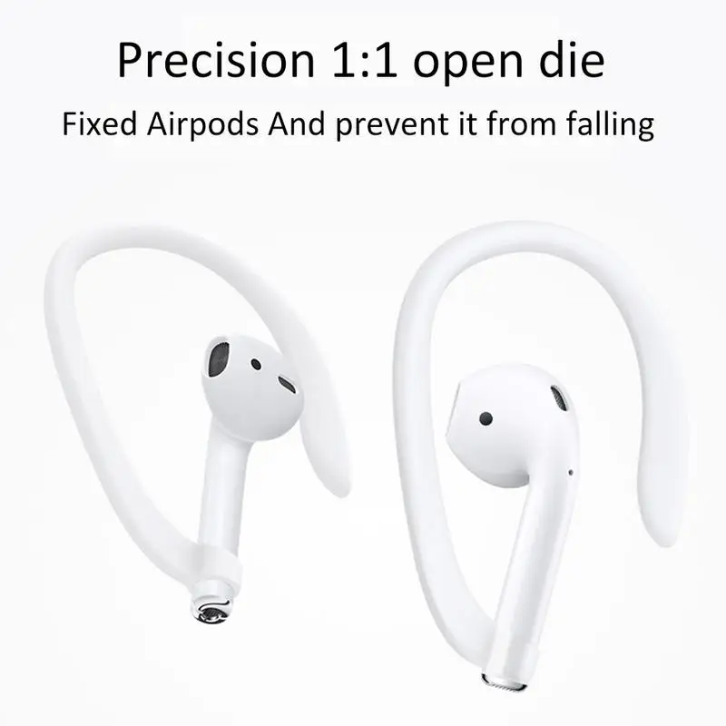 Анти потерянный Ушные крючки Силиконовая защита для Airpods Беспроводной гарнитура