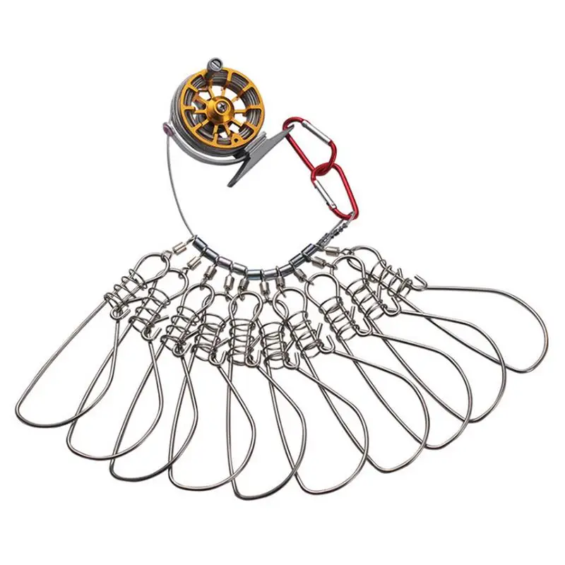Высокопрочный длинный шнурок живого рыбий замок с катушкой плавающая защелка из