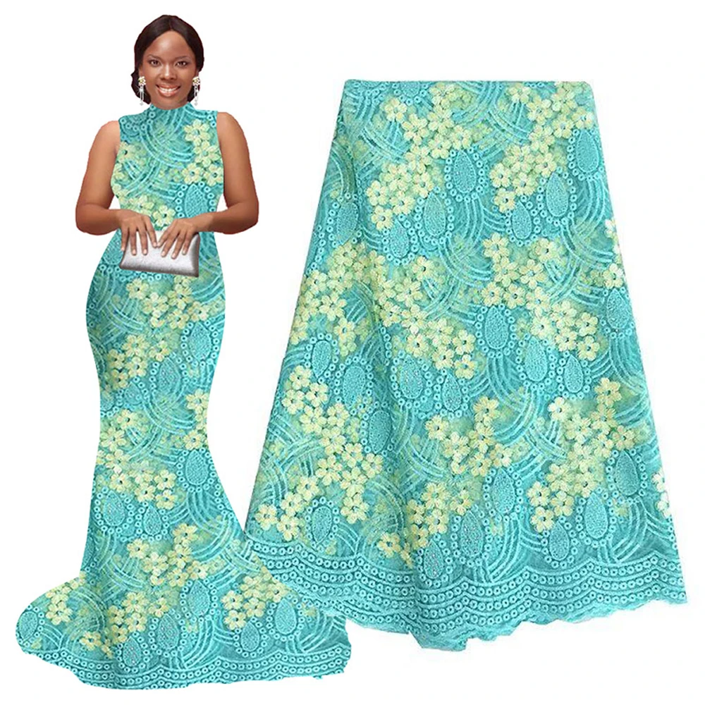 

Nigerian Lace Fabric 2020 High Quality Lace Royal Blue Fushia Pink French Lace Fabrics for African Wedding Dress