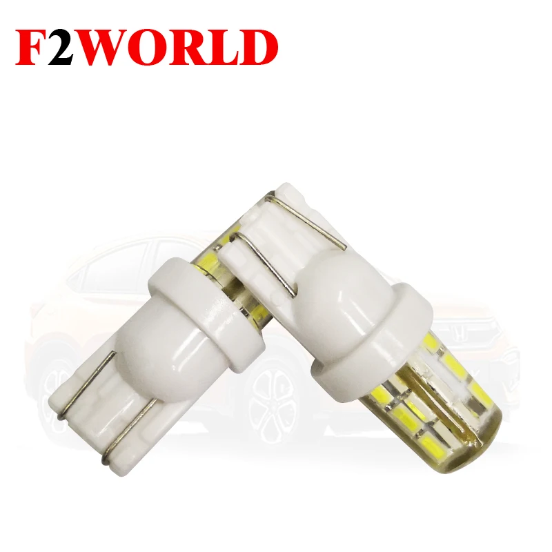 4 шт * T10 silica 24smd светодиодный светильник лампы автомобисветильник щение w5w белый