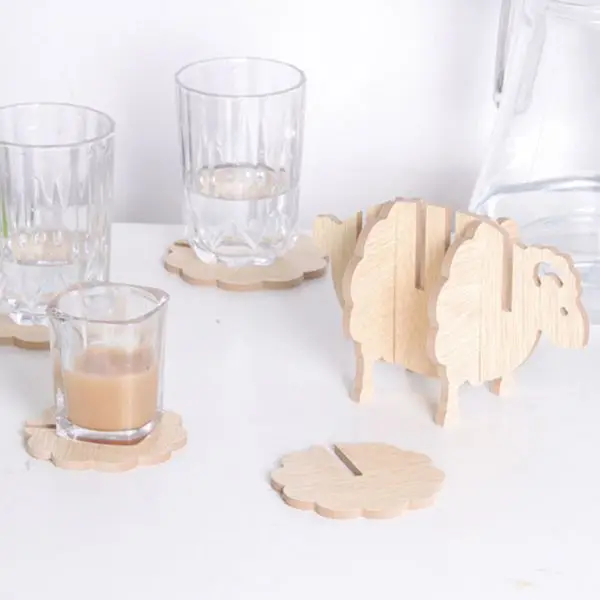 Овец Форма нежаркий подставки DIY Подставка для столовых приборов подставка