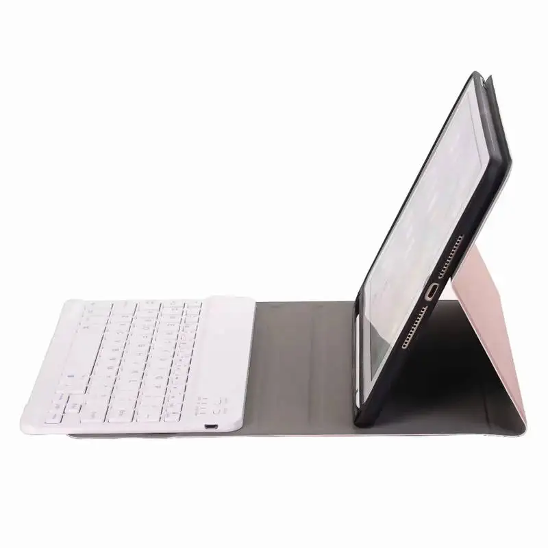 Тонкий кожаный чехол со съемной Bluetooth клавиатурой для iPad 5/6/2017/2018/Pro 9 7 &quot Чехол