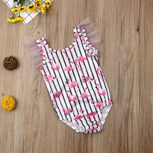 2019 летний детский купальник без рукавов для маленьких девочек купальный костюм