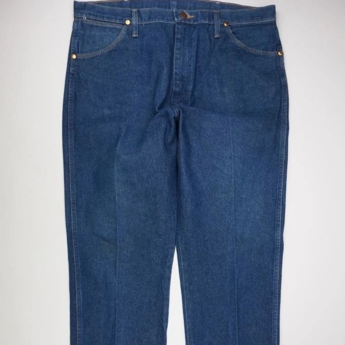 WRANGLER 13MWZ оригинальный Fit ковбой вырезать джинсы Drk мыть джинсовые мужские