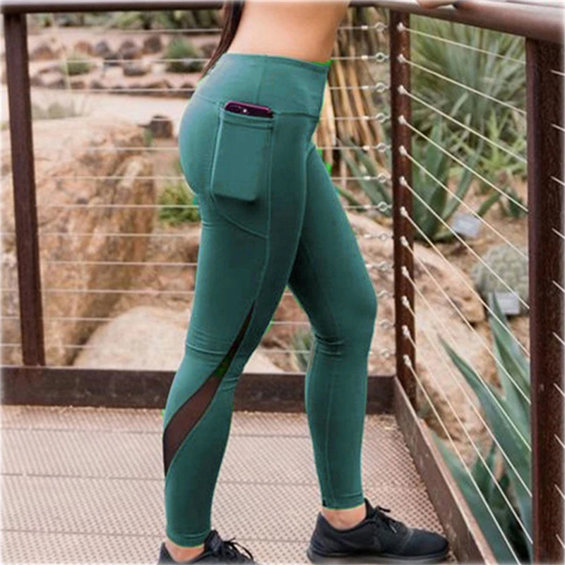 Женские леггинсы с высокой талией Yogawear обтягивающие штаны для фитнеса
