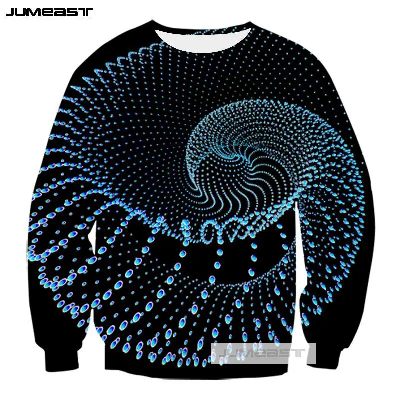 Jumeast 3D Print Space Art Women/Men Hoodie Sweatshirt Stereo Vertigo Design Vests Pans Set Casual Suits Fashion Couples | Мужская
