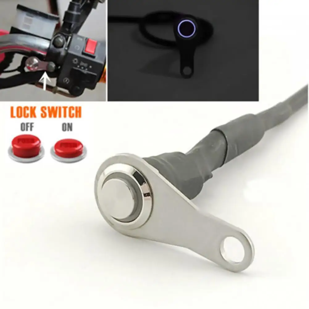 Switch Electric Motorcycle Light LED Headlight Handlebar Mount Push Button 12V for Work | Автомобили и мотоциклы