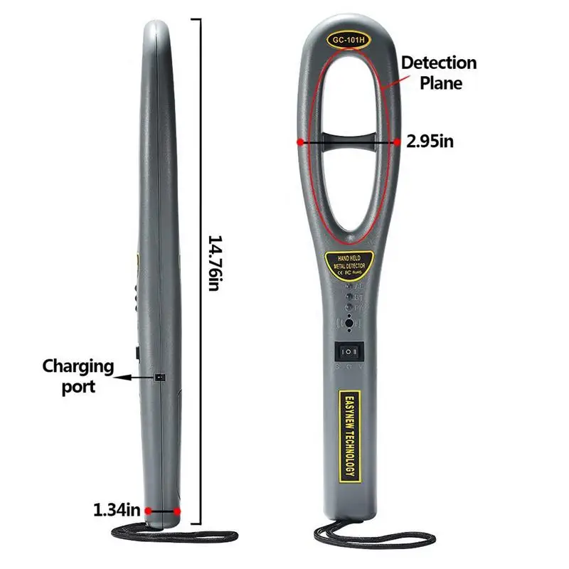Portable Hand Held Metal Security Detector Super Scanner Meter Lightweight Handheld Finder Tool Hunter | Инструменты
