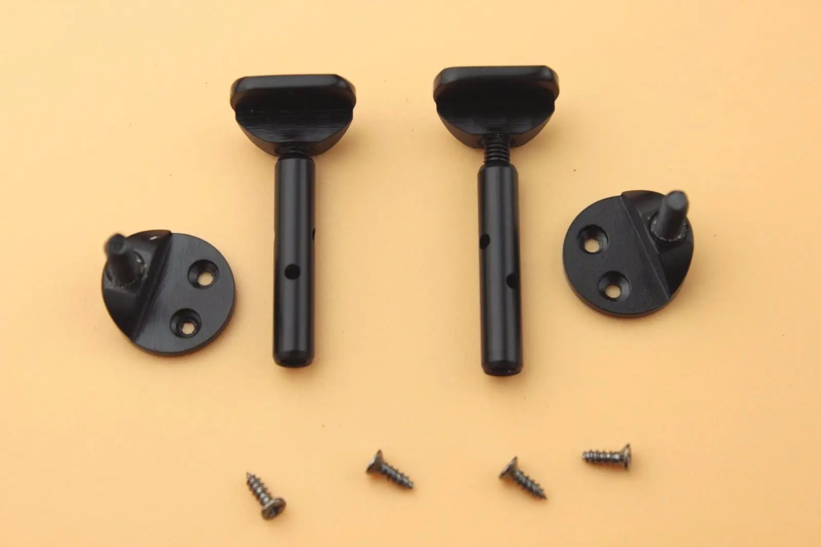 20 sets black alloy Violin Chin rest Clamp Screw 4/4-3/4 size violin accessories
