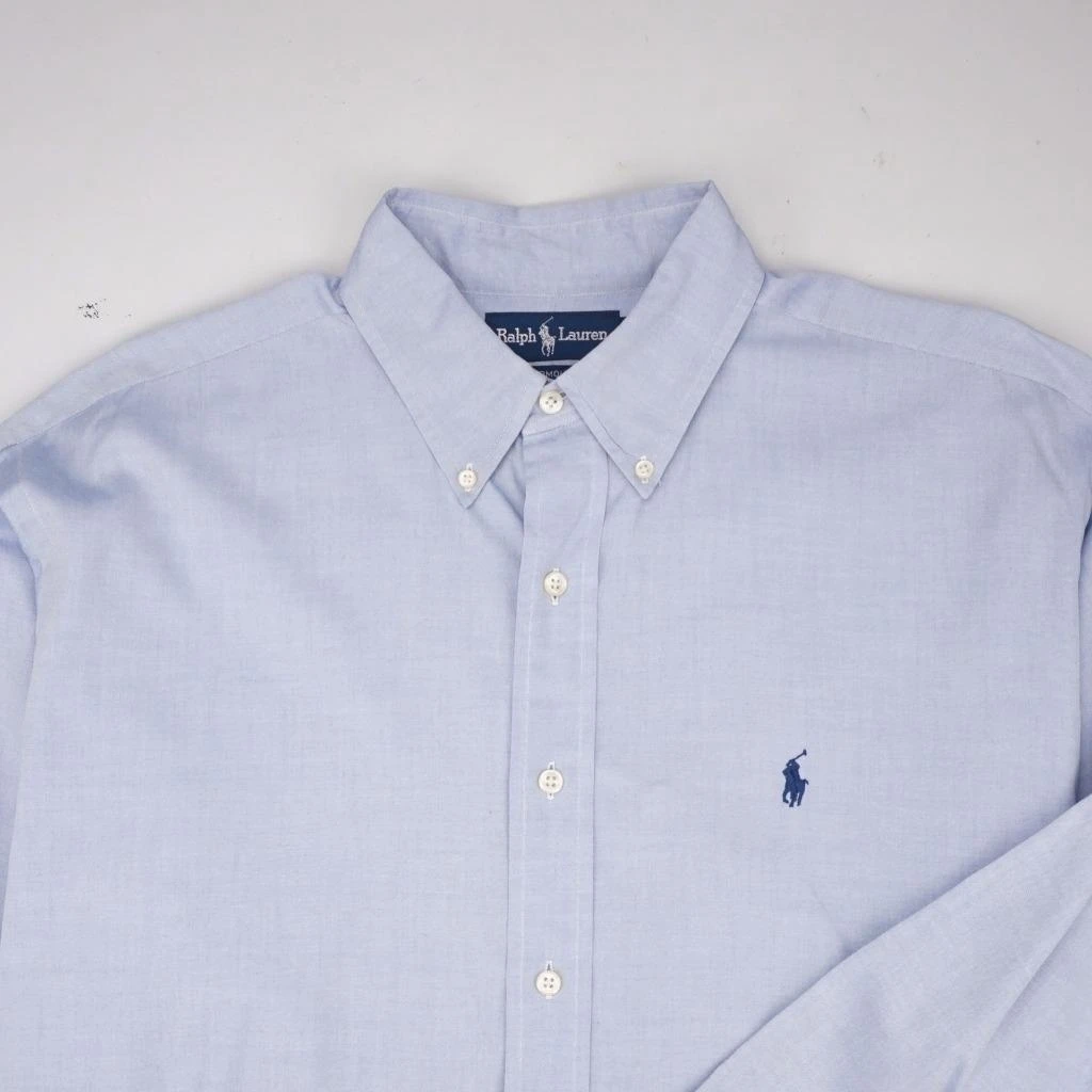 Ральф Лорен ярмут Pinpoint Button Front Oxford Рубашка Мужчины 16 5-35 |