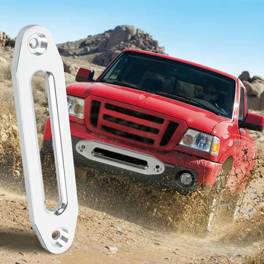 Оригинальный Zeepin 12000lbs трос лебедки 10 мм 12 Руководство Hawse алюминиевый Fairlead для