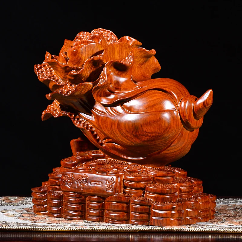 Деревянная Домашняя Декоративная скульптура Feng Shui Estatuas Decorativas Para Casa деревянная