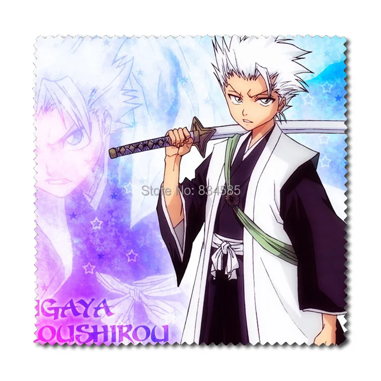 2 шт./компл. японский аниме BLEACH Kurosaki ichigo Hitsugaya ToushirouFlannel салфетка для чистки