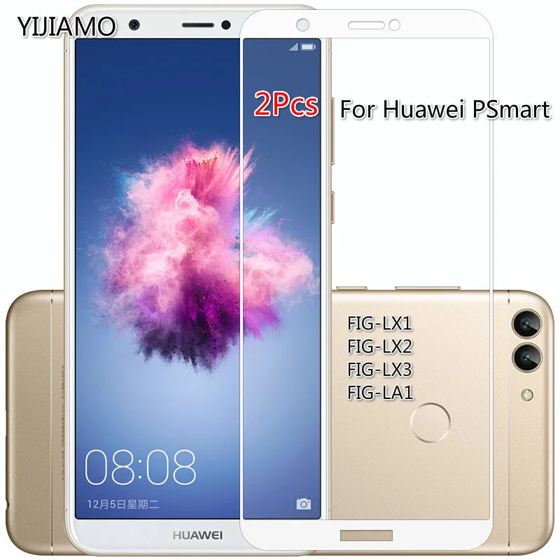 

Защитное стекло на экран для смартфона Huawei P Smart, закаленное, 9H, 2 шт.