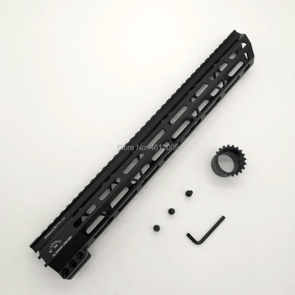 15 дюймов Пикатинни mlok поручни один реечное трубчатое цевье ar handguard Quad Rail для AEG M4 M16