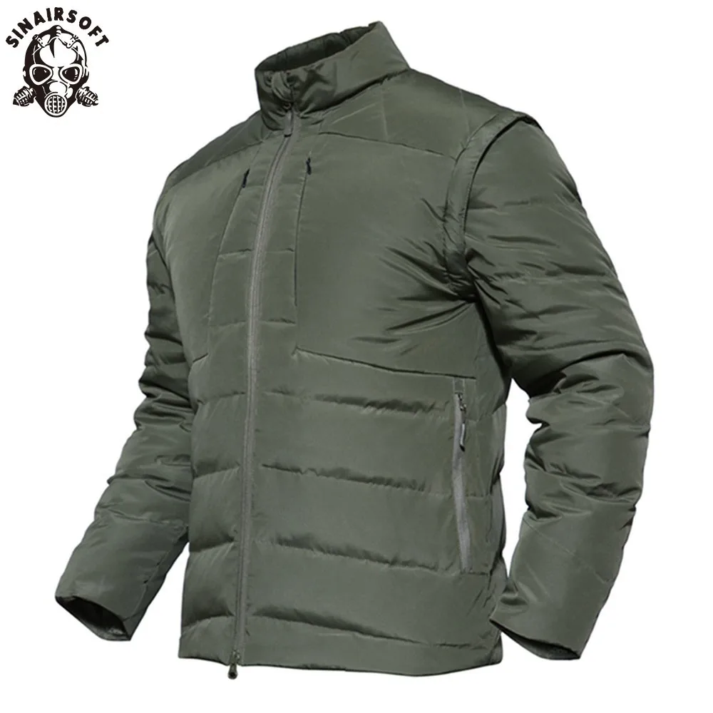 Outdoor Sports Men Jacket Coat Military Tactical Cotton Clothing Down Jacket Vest Cold Winter Warm Army Clothing Hunting Clothes