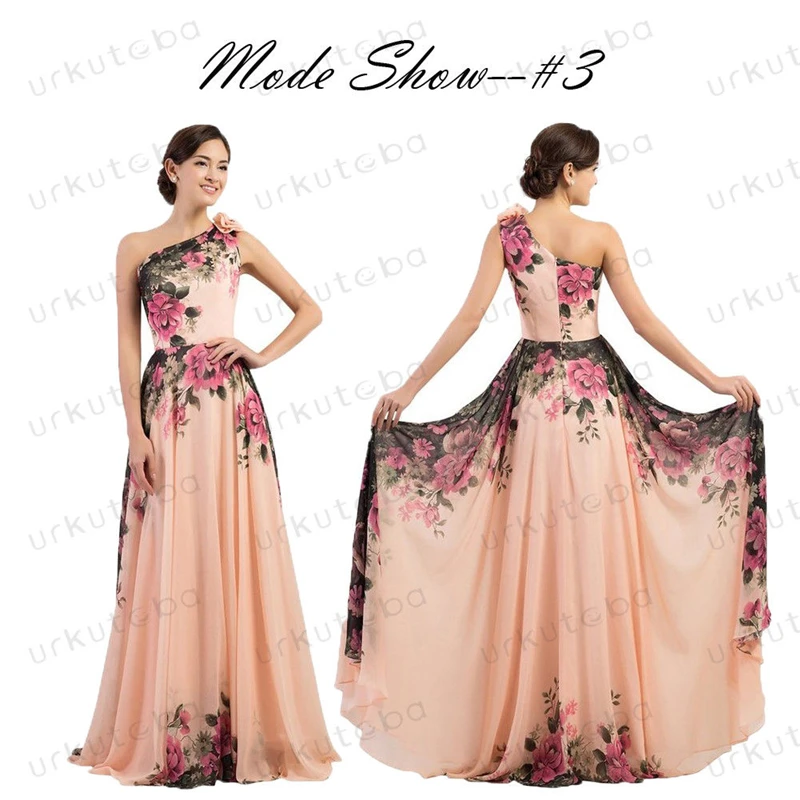 Evening Party Dress 4 Patterns Available Summer Floral Ball Prom Gown Women Formal Wedding Long&ampShort | Женская одежда