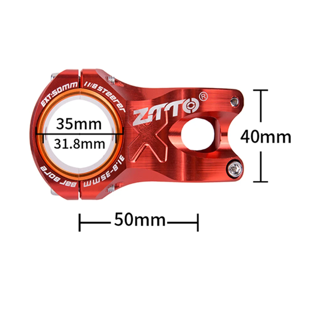 

ZTTO MTB Mountain Bike CNC Alloy Bicycle 35mm 31.8mm Handlebar Ultralight Stem