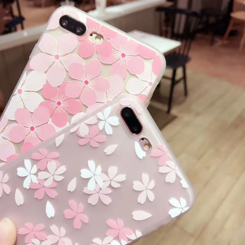 XINDIMAN 2019 цветок чехол для iphone 7 plus задняя крышка силиконовый мягкий TPU fundas 6 6s 6plus 8