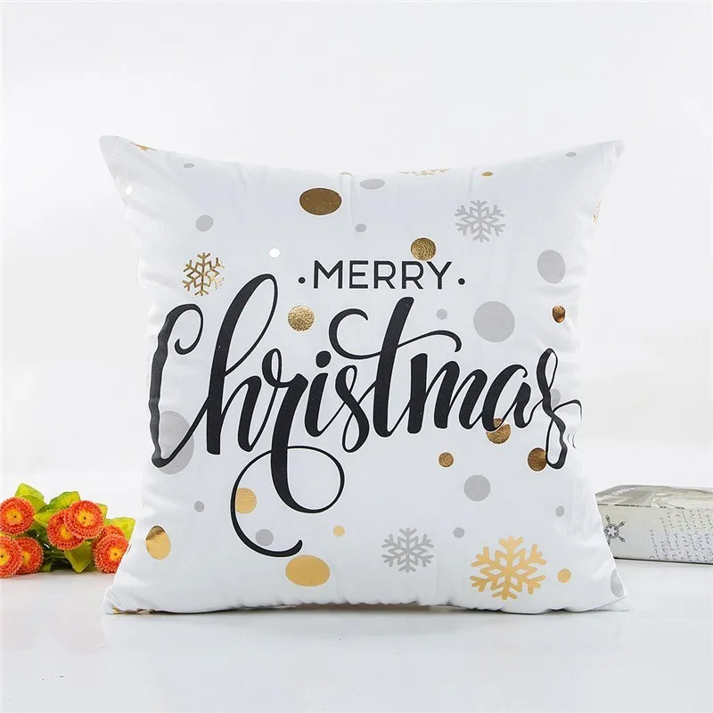 Golden Christmas letter case simple creative office sofa | Дом и сад