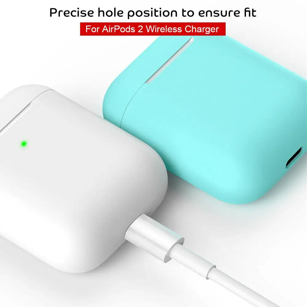 Силиконовый чехол EastVita комплект из 3 предметов для Apple AirPods беспроводное зарядное