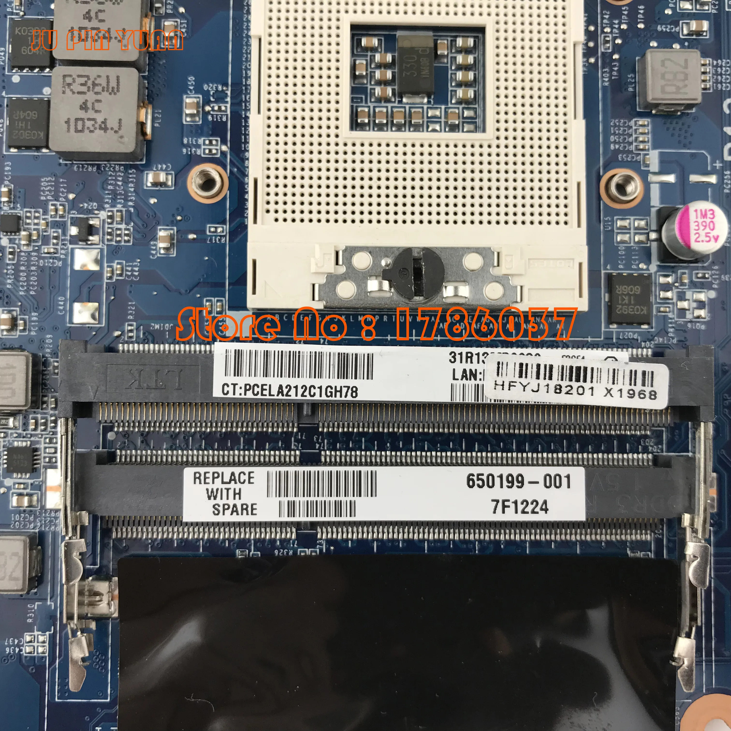 Материнская плата JU PIN YUAN 650199-001 636375-001 DAOR13MB6E1 для HP Pavilion G4 G6 G7 G4-1000 G6-1000 материнская |