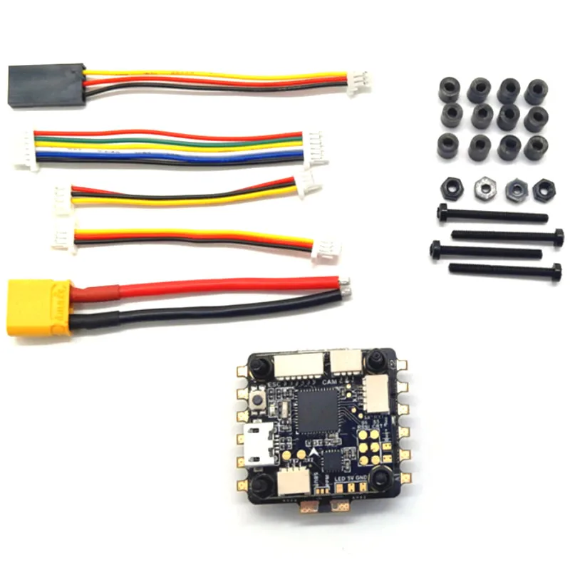 F4-20A Flytower Betaflight F4 Контроллер полета OSD &amp 20A Blheli_S 2-4S DSHOT600 20x20 мм бесщеточный ESC для