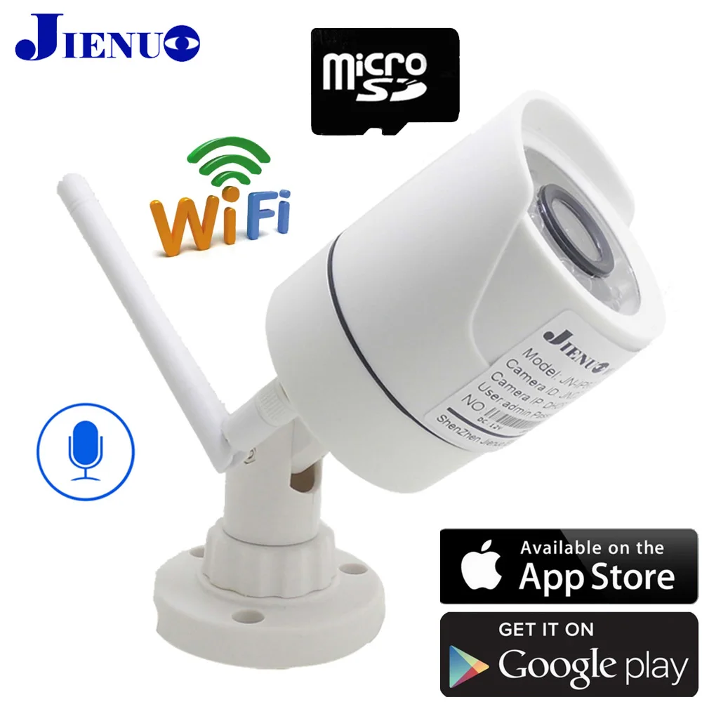 1080P Ip Cameras Wifi waterproof Home Surveillance Video Security Bullet Infrared Night Vision Wireless CCTV Camera 2MP JIENUO