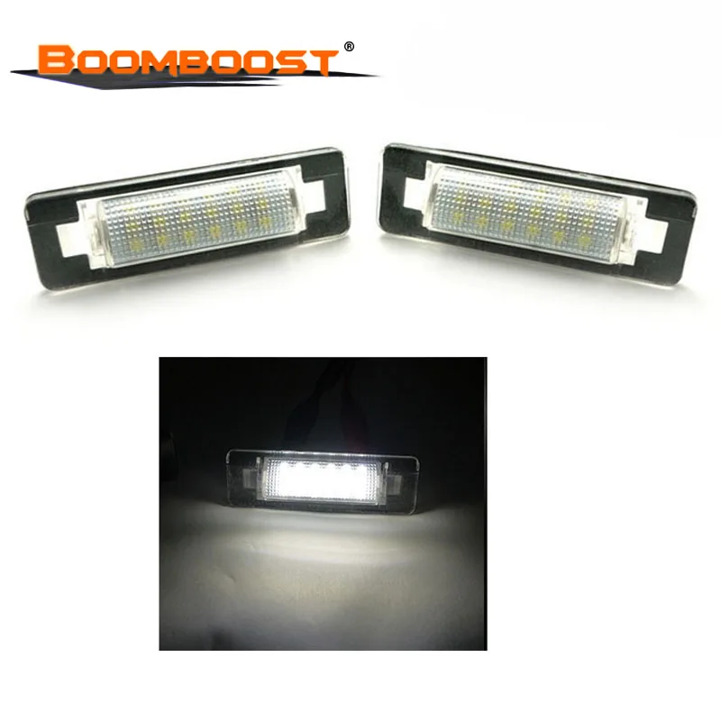 2 шт. 18 LED 3528 SMD Автомобильные светодиодные номерные знаки OBC для Benz W210 W202 E300 E55 C230 C43