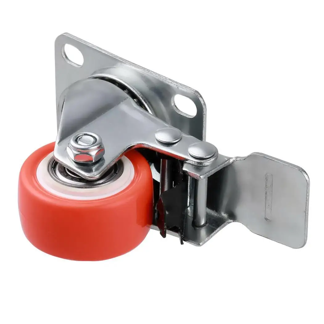 1.5 Inch Chair Swivel Caster Wheels 4.0cm/ 1.57 inch With Top Plate Office with Lock Kit 4 Pack | Обустройство дома