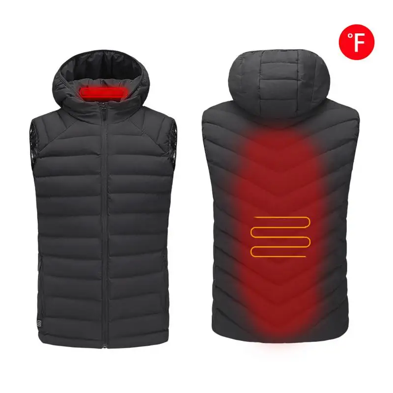 

Adjustable Temperature USB Charging Heated Clothing Electric Heated Vest Rechargeable Gilet Heat Insulate Waistcoat for Women