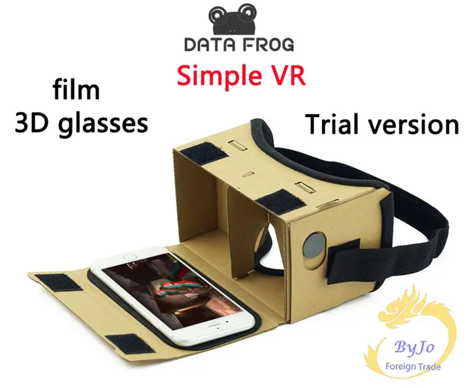 Очки виртуальной реальности Google Cardboard 3d очки VR Box Фильмы для смартфонов iPhone 5 6 7|google