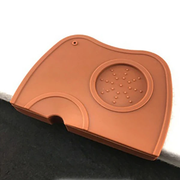 Силиконовый коврик для кофе подставка эспрессо нескользящий гибкий угловой