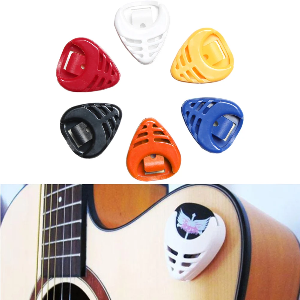 6Pcs Durable Plastic Guitar Pick Collection Holder Accessories Box | Игрушки и хобби