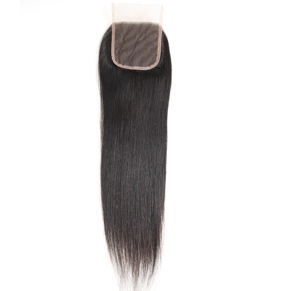 Peruvian Hair Bundles With Frontal Bodywave Closure No-Remy Natural Wave 4*4 Extension | Шиньоны и парики