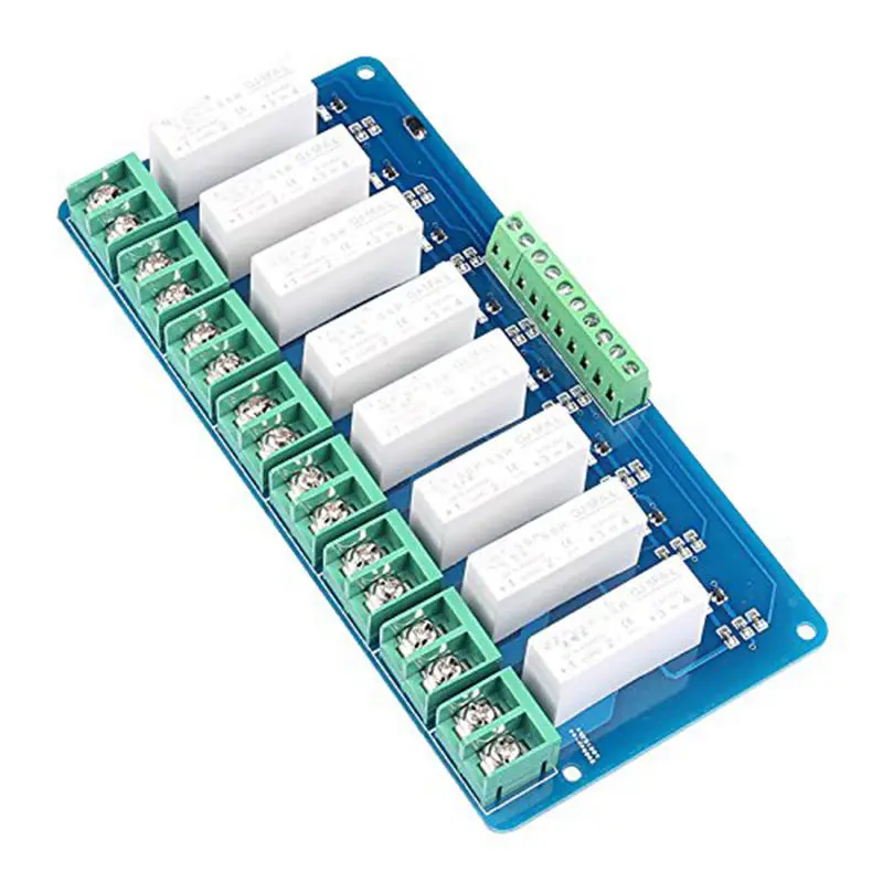 8 канальный Ssr 5A Dc 5 V 220 твердотельные реле малые мощные вход 3 ~ 5Vdc выход 220Vdc|Сетевые