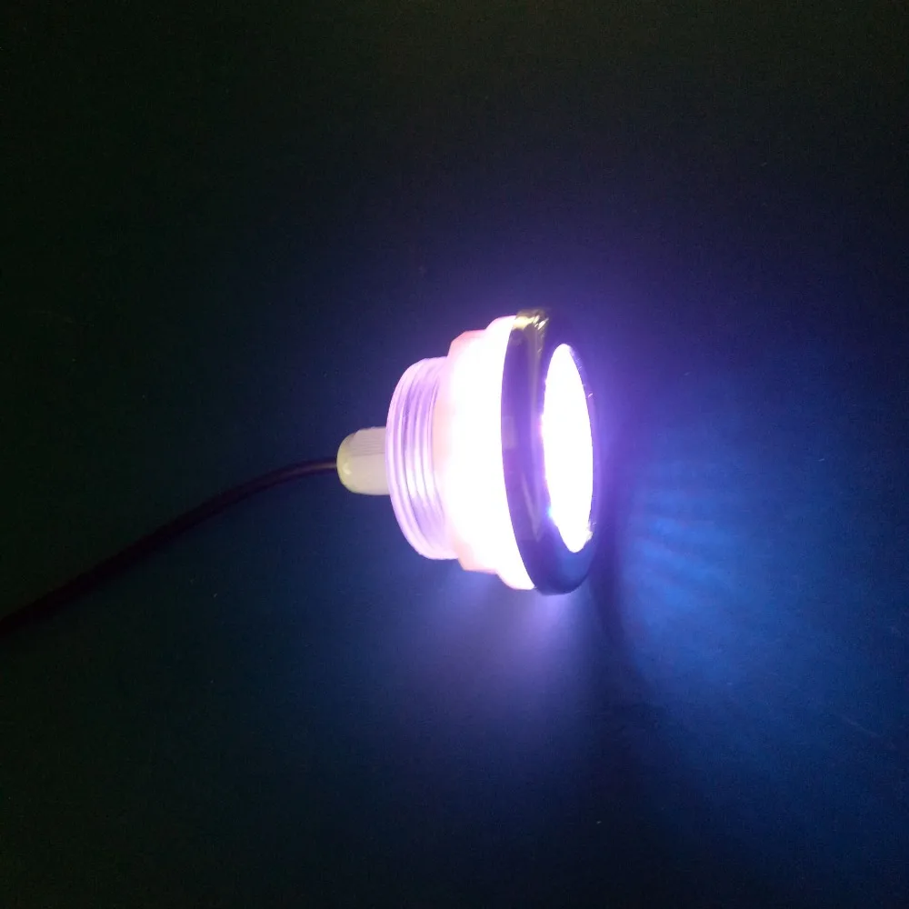 1 шт. водонепроницаемый RGB 2 Pin автоматически меняющий гидромассажные ванны
